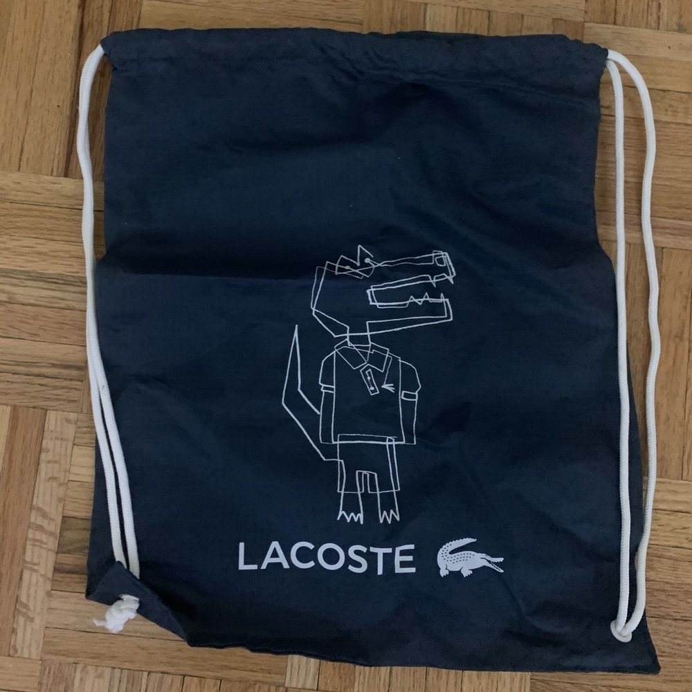 Kids Lacoste Drawstring Bag
